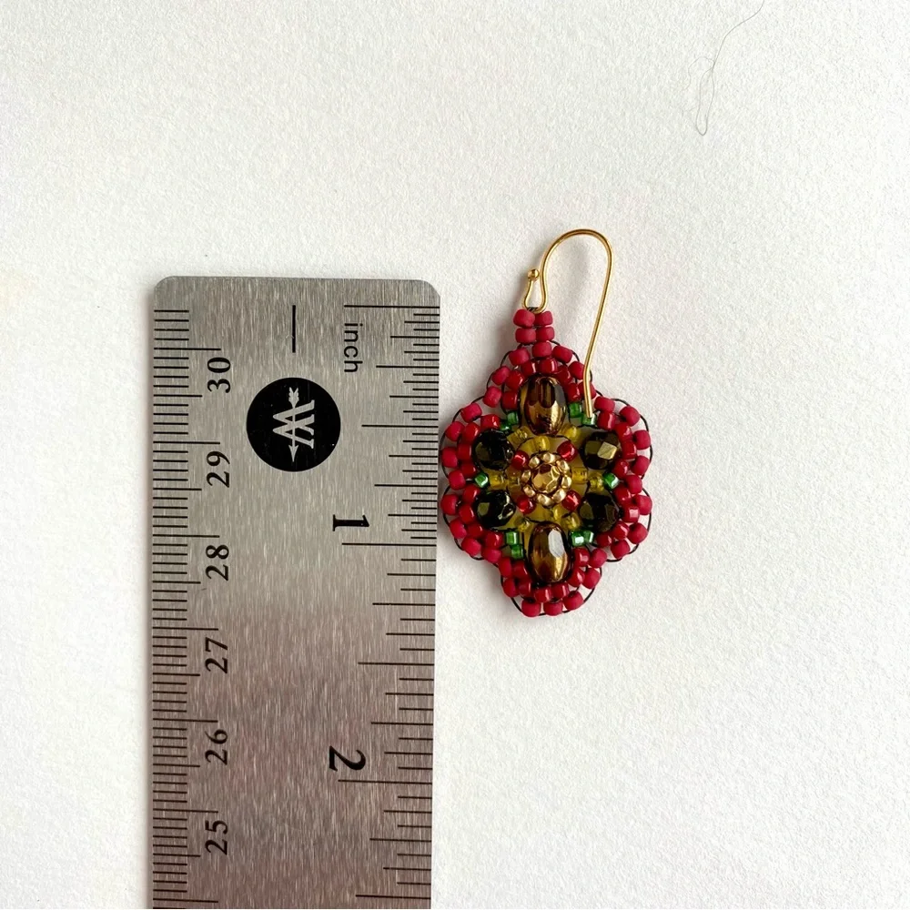 New Handmade Seed Bead Earrings - Picture 4 of 4